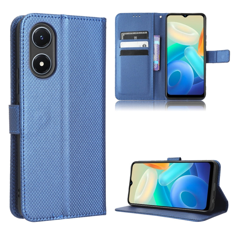 Diamond Texture Leather Phone Case, For Realme GT2 Explorer Master, For TCL 30 XL, For vivo Y02s, For vivo Y77 5G