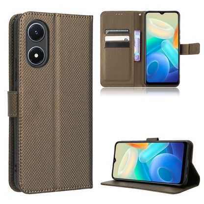 Diamond Texture Leather Phone Case, For Realme GT2 Explorer Master, For TCL 30 XL, For vivo Y02s, For vivo Y77 5G