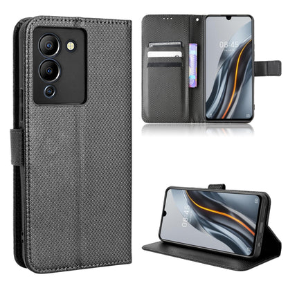Diamond Texture Leather Phone Case, For Infinix Note 12 G96, For Infinix Note 12i, For Tecno Camon 19 Pro, For Tecno Camon 19