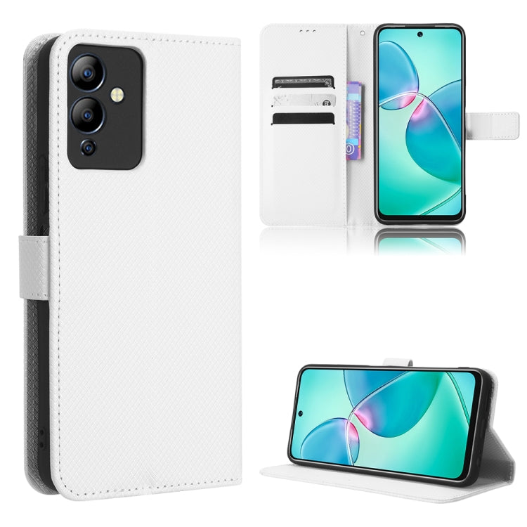 Diamond Texture Leather Phone Case, For Infinix Note 12 G96, For Infinix Note 12i, For Tecno Camon 19 Pro, For Tecno Camon 19