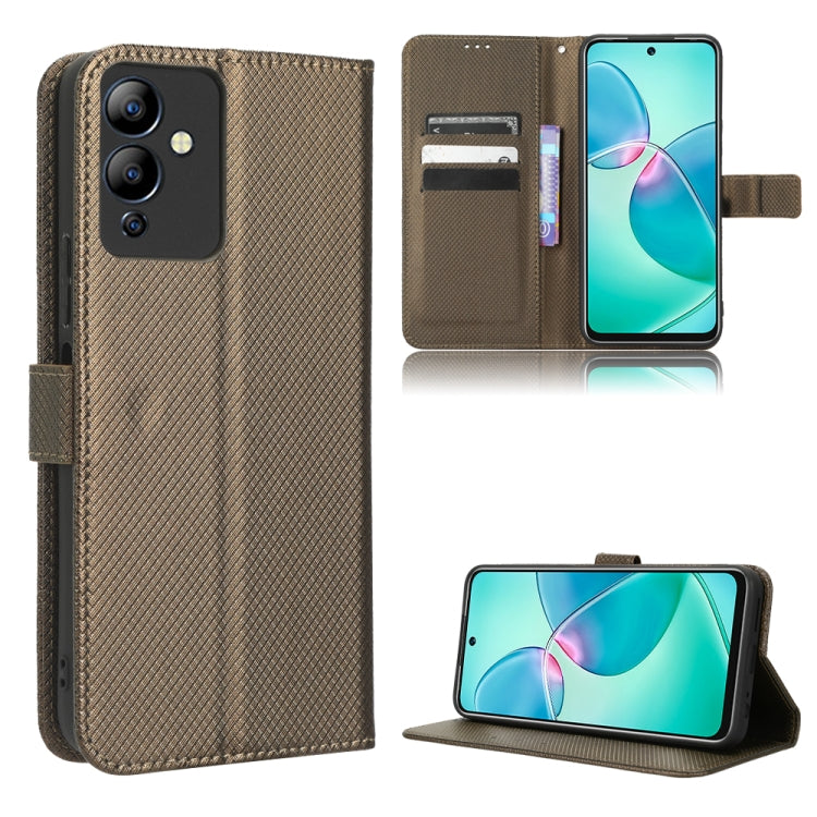 Diamond Texture Leather Phone Case, For Infinix Note 12 G96, For Infinix Note 12i, For Tecno Camon 19 Pro, For Tecno Camon 19