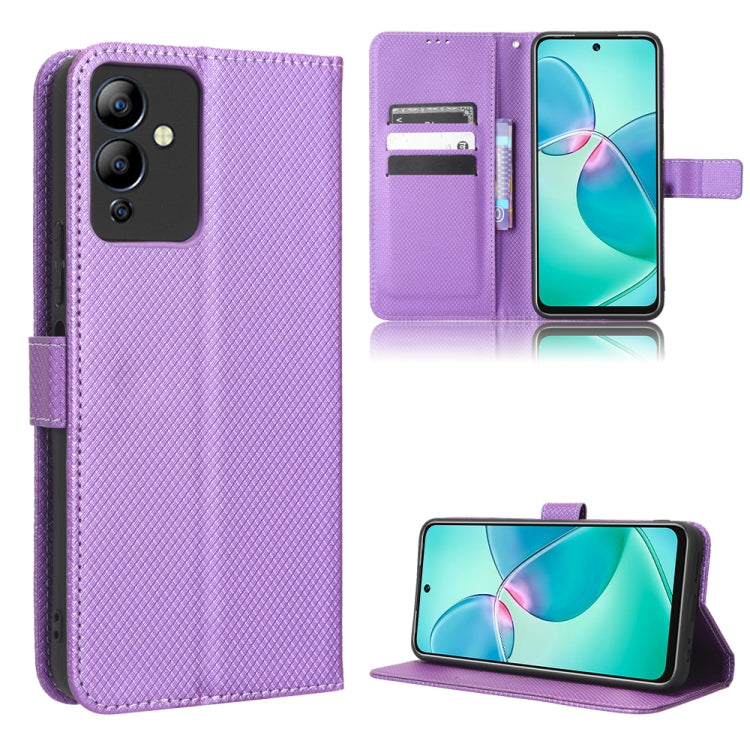Diamond Texture Leather Phone Case, For Infinix Note 12 G96, For Infinix Note 12i, For Tecno Camon 19 Pro, For Tecno Camon 19