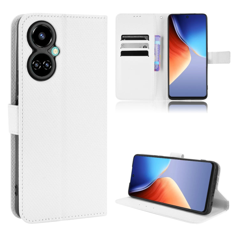 Diamond Texture Leather Phone Case, For Infinix Note 12 G96, For Infinix Note 12i, For Tecno Camon 19 Pro, For Tecno Camon 19
