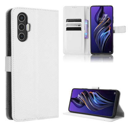 Diamond Texture Leather Phone Case, For Tecno Pova 3, For ASUS ROG Phone 6 / 6 Pro, For ASUS Zenfone 9, For Huawei nova Y90