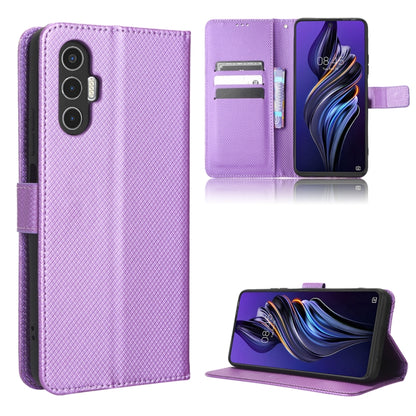 Diamond Texture Leather Phone Case, For Tecno Pova 3, For ASUS ROG Phone 6 / 6 Pro, For ASUS Zenfone 9, For Huawei nova Y90