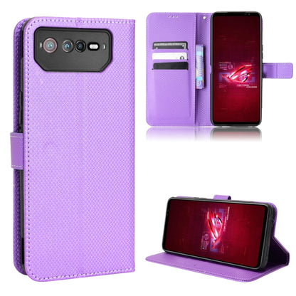 Diamond Texture Leather Phone Case, For Tecno Pova 3, For ASUS ROG Phone 6 / 6 Pro, For ASUS Zenfone 9, For Huawei nova Y90