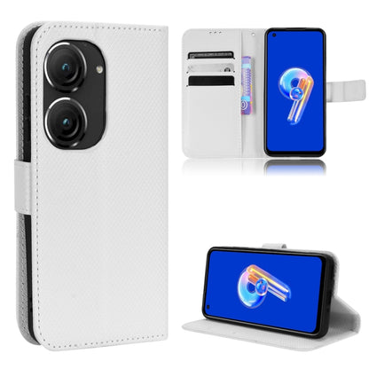 Diamond Texture Leather Phone Case, For Tecno Pova 3, For ASUS ROG Phone 6 / 6 Pro, For ASUS Zenfone 9, For Huawei nova Y90