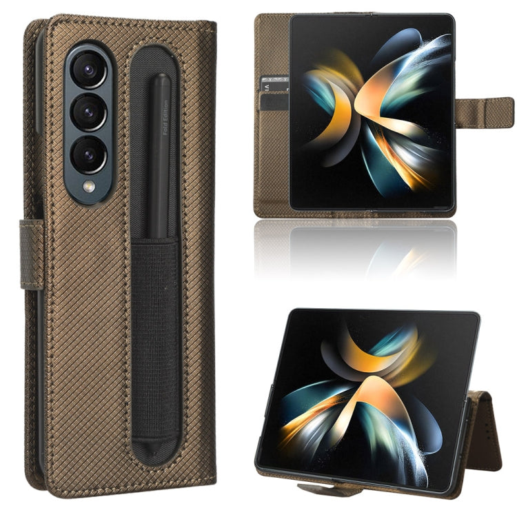 Diamond Texture Leather Phone Case, For Cubot X50, For Honor X40i, For Samsung Galaxy Z Fold4 5G, For HotPepper Serrano3