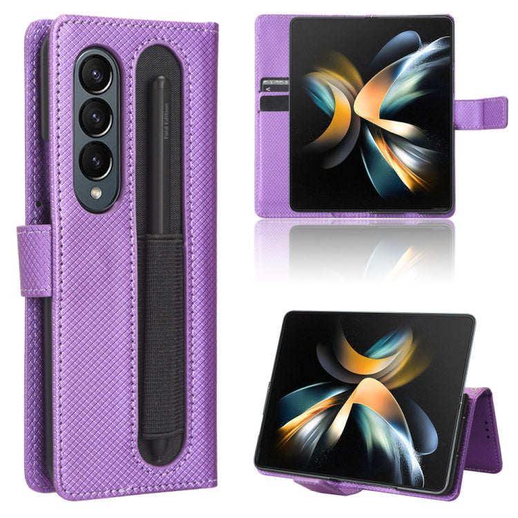 Diamond Texture Leather Phone Case, For Cubot X50, For Honor X40i, For Samsung Galaxy Z Fold4 5G, For HotPepper Serrano3