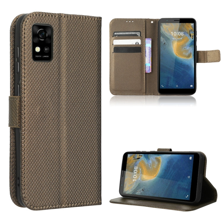 Diamond Texture Leather Phone Case, For OnePlus 10T 5G / Ace Pro 5G, For ZTE Avid 589 Z5158, For ZTE Nubia Red Magic 7S Pro, For ZTE Nubia Z40S Pro