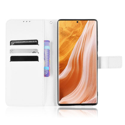 Diamond Texture Leather Phone Case, For ZTE Axon 40 Pro