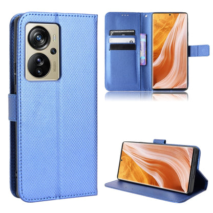 Diamond Texture Leather Phone Case, For ZTE Axon 40 Pro