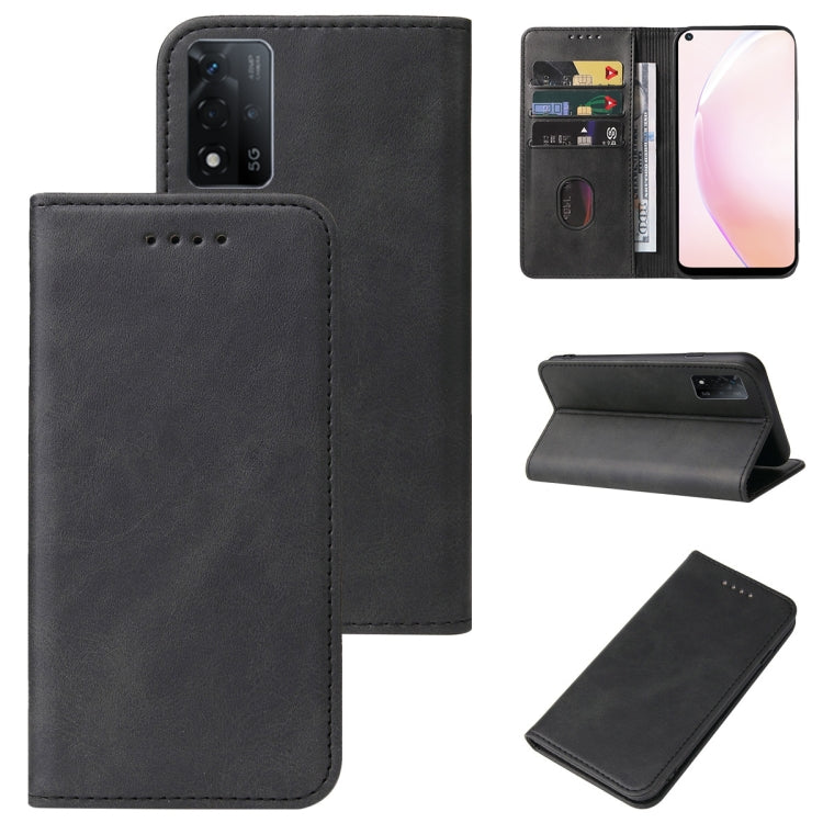 Magnetic Closure Leather Phone Case, For OPPO A93s 5G, For OPPO A94, For OPPO F17 Pro, For OPPO F19, For OPPO F19 Pro+ 5G, For OPPO F19s 5G, For OPPO F21 Pro 5G, For OPPO Find X3