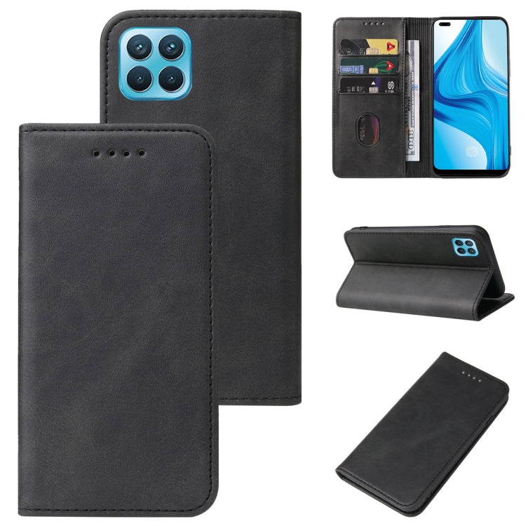 Magnetic Closure Leather Phone Case, For OPPO A93s 5G, For OPPO A94, For OPPO F17 Pro, For OPPO F19, For OPPO F19 Pro+ 5G, For OPPO F19s 5G, For OPPO F21 Pro 5G, For OPPO Find X3