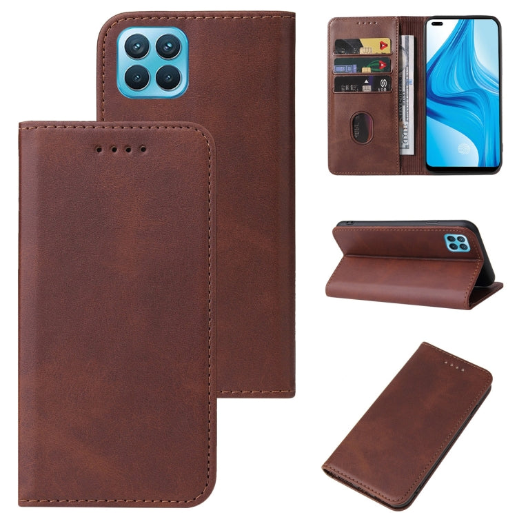 Magnetic Closure Leather Phone Case, For OPPO A93s 5G, For OPPO A94, For OPPO F17 Pro, For OPPO F19, For OPPO F19 Pro+ 5G, For OPPO F19s 5G, For OPPO F21 Pro 5G, For OPPO Find X3