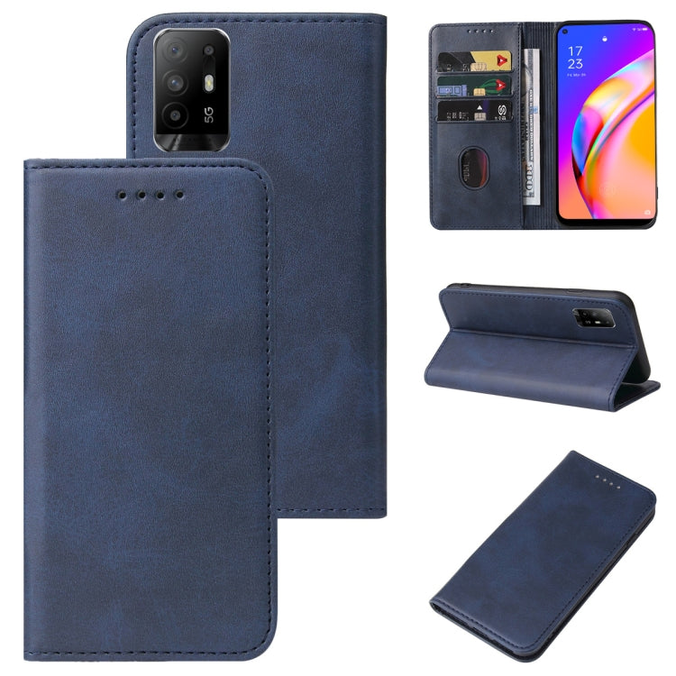 Magnetic Closure Leather Phone Case, For OPPO A93s 5G, For OPPO A94, For OPPO F17 Pro, For OPPO F19, For OPPO F19 Pro+ 5G, For OPPO F19s 5G, For OPPO F21 Pro 5G, For OPPO Find X3