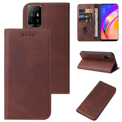 Magnetic Closure Leather Phone Case, For OPPO A93s 5G, For OPPO A94, For OPPO F17 Pro, For OPPO F19, For OPPO F19 Pro+ 5G, For OPPO F19s 5G, For OPPO F21 Pro 5G, For OPPO Find X3