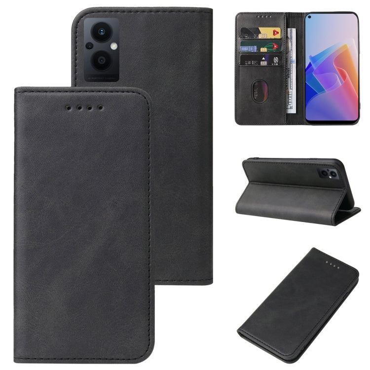 Magnetic Closure Leather Phone Case, For OPPO A93s 5G, For OPPO A94, For OPPO F17 Pro, For OPPO F19, For OPPO F19 Pro+ 5G, For OPPO F19s 5G, For OPPO F21 Pro 5G, For OPPO Find X3