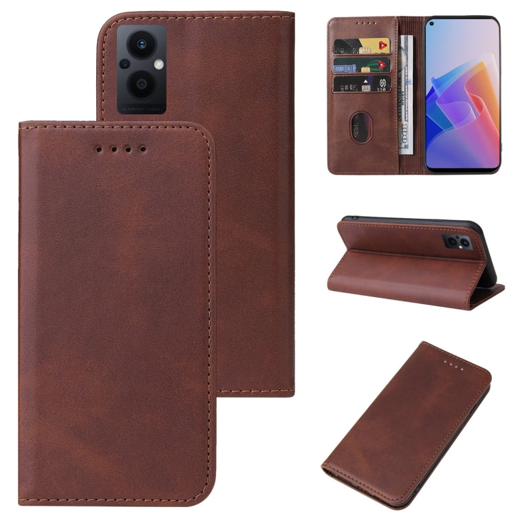 Magnetic Closure Leather Phone Case, For OPPO A93s 5G, For OPPO A94, For OPPO F17 Pro, For OPPO F19, For OPPO F19 Pro+ 5G, For OPPO F19s 5G, For OPPO F21 Pro 5G, For OPPO Find X3