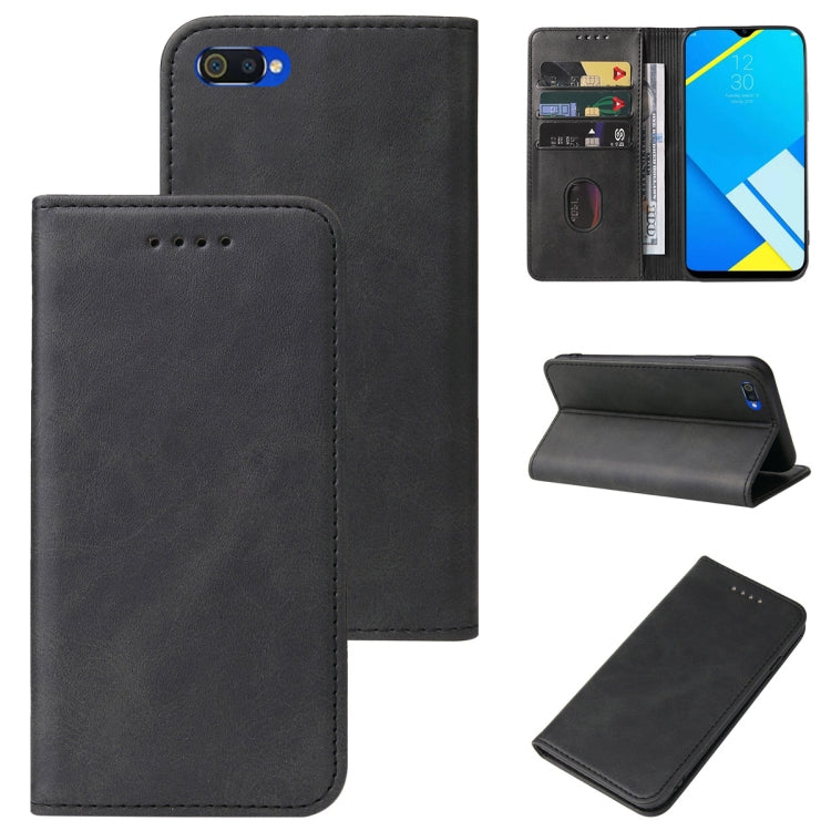 Magnetic Closure Leather Phone Case, For OPPO K3, For OPPO K9s, For OPPO R19, For Realme 8i, For Realme C2, For Realme C12, For Realme C21, For Realme C35