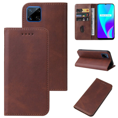 Magnetic Closure Leather Phone Case, For OPPO K3, For OPPO K9s, For OPPO R19, For Realme 8i, For Realme C2, For Realme C12, For Realme C21, For Realme C35