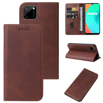 Magnetic Closure Leather Phone Case, For OPPO K3, For OPPO K9s, For OPPO R19, For Realme 8i, For Realme C2, For Realme C12, For Realme C21, For Realme C35