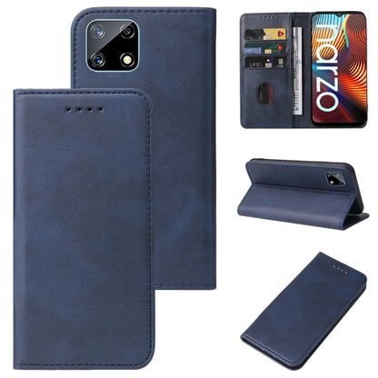 Magnetic Closure Leather Phone Case, For Realme Narzo, For Realme Narzo 50A Prime, For Realme Q, For Realme V11 5G, For Realme X, For Realme X2 Pro, For Realme 7 Pro