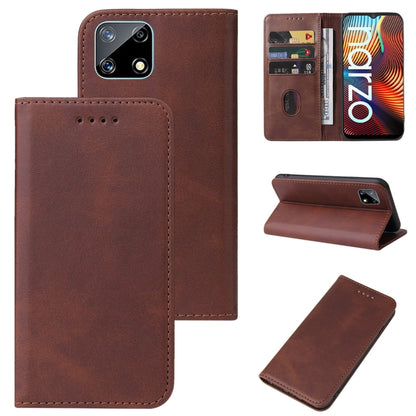 Magnetic Closure Leather Phone Case, For Realme Narzo, For Realme Narzo 50A Prime, For Realme Q, For Realme V11 5G, For Realme X, For Realme X2 Pro, For Realme 7 Pro