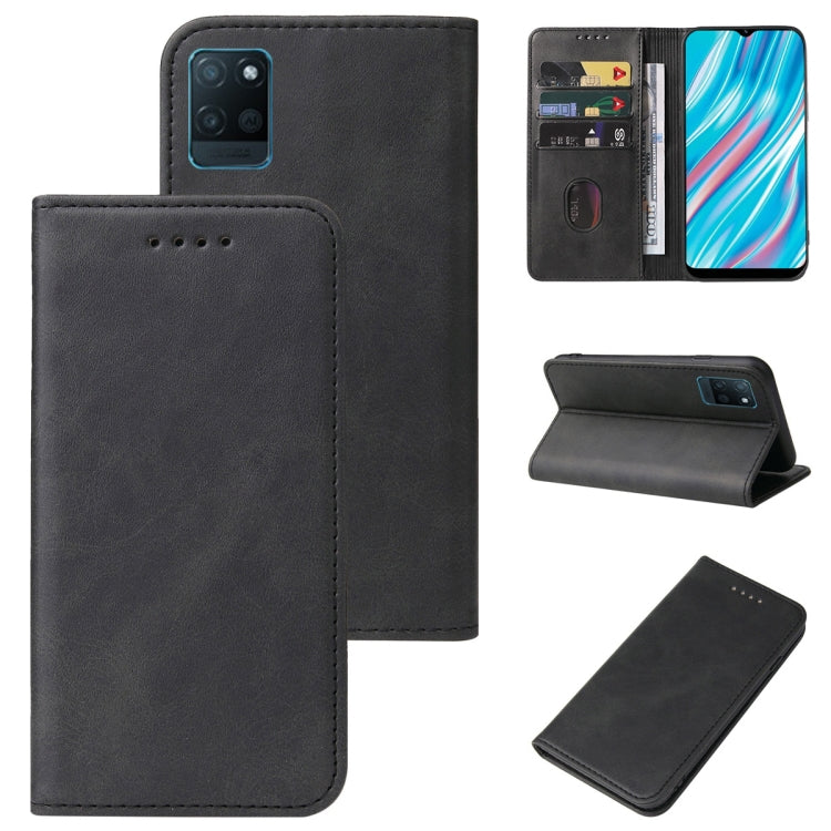 Magnetic Closure Leather Phone Case, For Realme Narzo, For Realme Narzo 50A Prime, For Realme Q, For Realme V11 5G, For Realme X, For Realme X2 Pro, For Realme 7 Pro