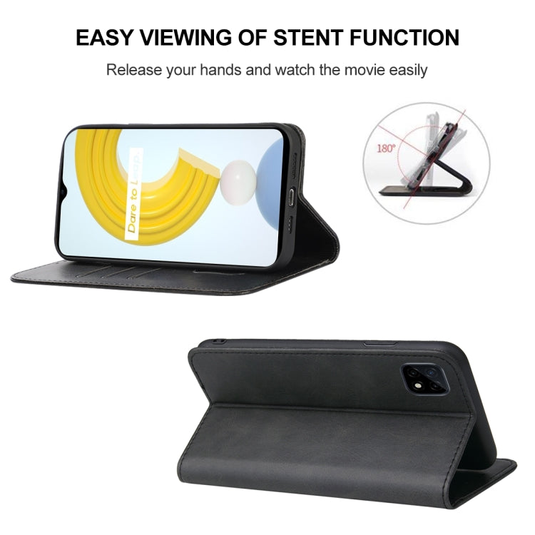 Magnetic Closure Leather Phone Case, For Realme C21Y, For Realme C25, For Realme GT Master, For Realme GT2, For Realme X7 Pro, For Realme X50 5G, For Realme XT, For OPPO Reno 10x Zoom