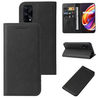Magnetic Closure Leather Phone Case, For Realme C21Y, For Realme C25, For Realme GT Master, For Realme GT2, For Realme X7 Pro, For Realme X50 5G, For Realme XT, For OPPO Reno 10x Zoom