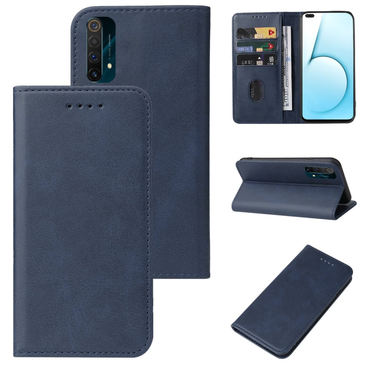 Magnetic Closure Leather Phone Case, For Realme C21Y, For Realme C25, For Realme GT Master, For Realme GT2, For Realme X7 Pro, For Realme X50 5G, For Realme XT, For OPPO Reno 10x Zoom