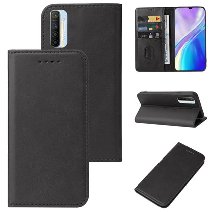 Magnetic Closure Leather Phone Case, For Realme C21Y, For Realme C25, For Realme GT Master, For Realme GT2, For Realme X7 Pro, For Realme X50 5G, For Realme XT, For OPPO Reno 10x Zoom