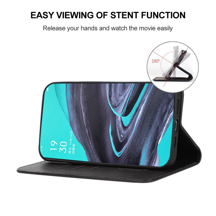 Magnetic Closure Leather Phone Case, For OPPO Reno2, For OPPO Reno2 Z, For OPPO Reno3 4G, For OPPO Reno4 5G, For OPPO Reno4 Lite, For OPPO Reno6 Pro+ 5G, For OPPO Reno6 Z, For OPPO A32