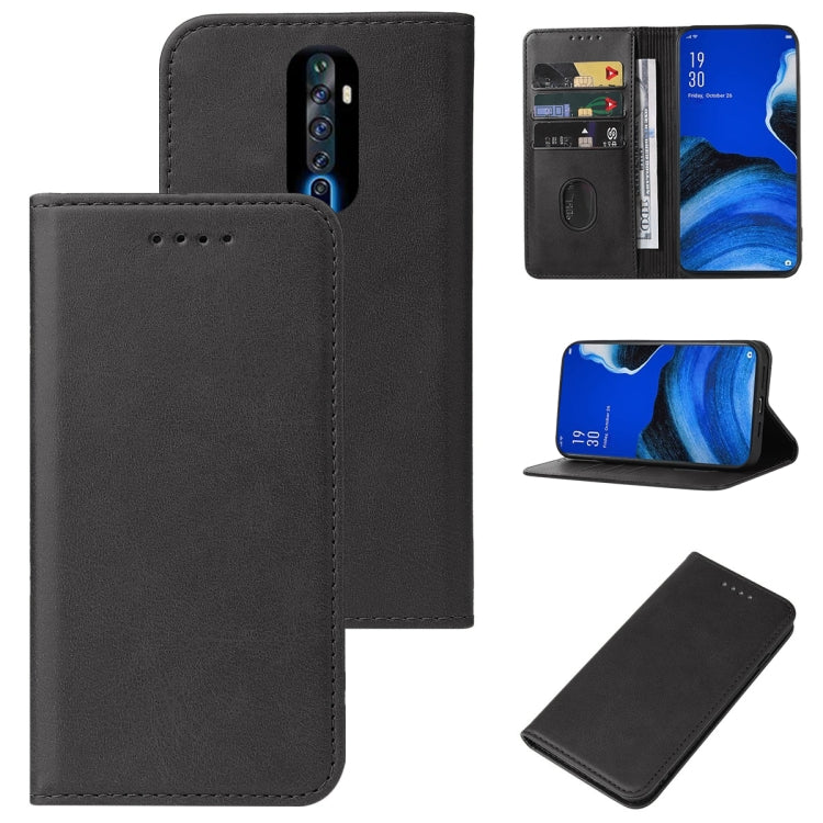 Magnetic Closure Leather Phone Case, For OPPO Reno2, For OPPO Reno2 Z, For OPPO Reno3 4G, For OPPO Reno4 5G, For OPPO Reno4 Lite, For OPPO Reno6 Pro+ 5G, For OPPO Reno6 Z, For OPPO A32