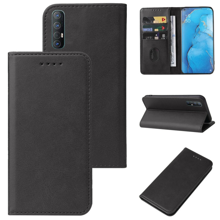 Magnetic Closure Leather Phone Case, For OPPO Reno2, For OPPO Reno2 Z, For OPPO Reno3 4G, For OPPO Reno4 5G, For OPPO Reno4 Lite, For OPPO Reno6 Pro+ 5G, For OPPO Reno6 Z, For OPPO A32