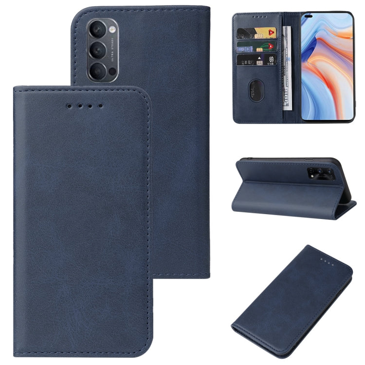 Magnetic Closure Leather Phone Case, For OPPO Reno2, For OPPO Reno2 Z, For OPPO Reno3 4G, For OPPO Reno4 5G, For OPPO Reno4 Lite, For OPPO Reno6 Pro+ 5G, For OPPO Reno6 Z, For OPPO A32