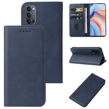 Magnetic Closure Leather Phone Case, For OPPO Reno2, For OPPO Reno2 Z, For OPPO Reno3 4G, For OPPO Reno4 5G, For OPPO Reno4 Lite, For OPPO Reno6 Pro+ 5G, For OPPO Reno6 Z, For OPPO A32