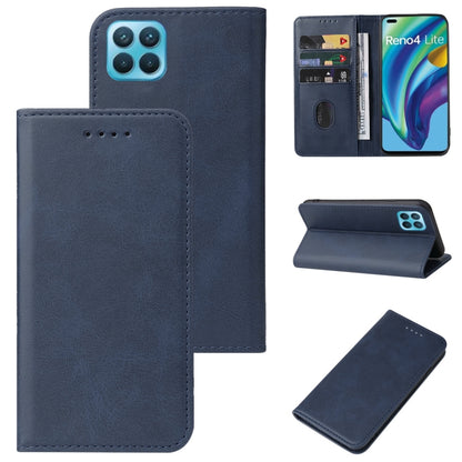 Magnetic Closure Leather Phone Case, For OPPO Reno2, For OPPO Reno2 Z, For OPPO Reno3 4G, For OPPO Reno4 5G, For OPPO Reno4 Lite, For OPPO Reno6 Pro+ 5G, For OPPO Reno6 Z, For OPPO A32