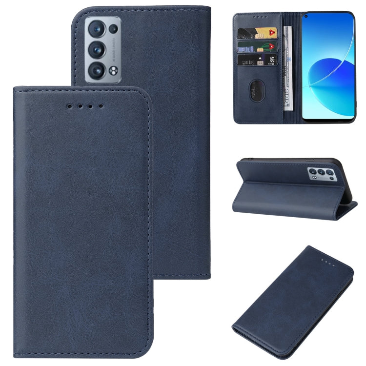 Magnetic Closure Leather Phone Case, For OPPO Reno2, For OPPO Reno2 Z, For OPPO Reno3 4G, For OPPO Reno4 5G, For OPPO Reno4 Lite, For OPPO Reno6 Pro+ 5G, For OPPO Reno6 Z, For OPPO A32