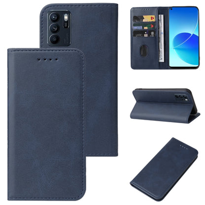 Magnetic Closure Leather Phone Case, For OPPO Reno2, For OPPO Reno2 Z, For OPPO Reno3 4G, For OPPO Reno4 5G, For OPPO Reno4 Lite, For OPPO Reno6 Pro+ 5G, For OPPO Reno6 Z, For OPPO A32