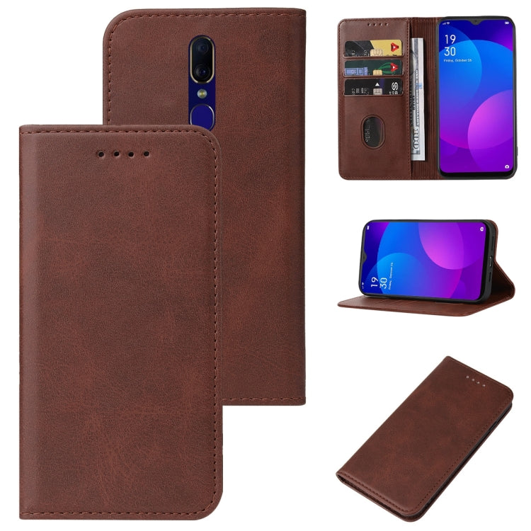 Magnetic Closure Leather Phone Case, For OPPO A33 2020, For OPPO Ace2, For OPPO F11, For OPPO K9 Pro, For Realme C25s, For Realme C25Y, For Realme U1, For OPPO A12