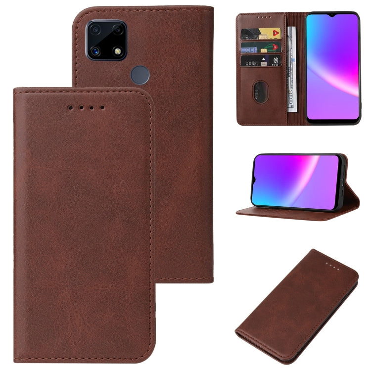 Magnetic Closure Leather Phone Case, For OPPO A33 2020, For OPPO Ace2, For OPPO F11, For OPPO K9 Pro, For Realme C25s, For Realme C25Y, For Realme U1, For OPPO A12