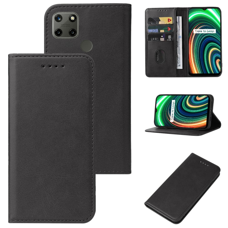 Magnetic Closure Leather Phone Case, For OPPO A33 2020, For OPPO Ace2, For OPPO F11, For OPPO K9 Pro, For Realme C25s, For Realme C25Y, For Realme U1, For OPPO A12