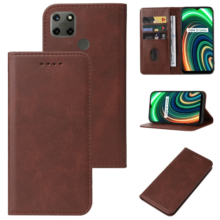 Magnetic Closure Leather Phone Case, For OPPO A33 2020, For OPPO Ace2, For OPPO F11, For OPPO K9 Pro, For Realme C25s, For Realme C25Y, For Realme U1, For OPPO A12