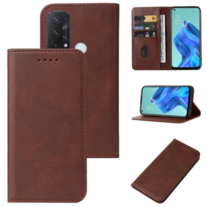 Magnetic Closure Leather Phone Case, For OPPO A53s, For Realme 5 / 5i / 5s / 6i / Narzo 20A, For Realme Narzo 20, For OPPO Reno5 A, For OPPO Reno7 Z 5G