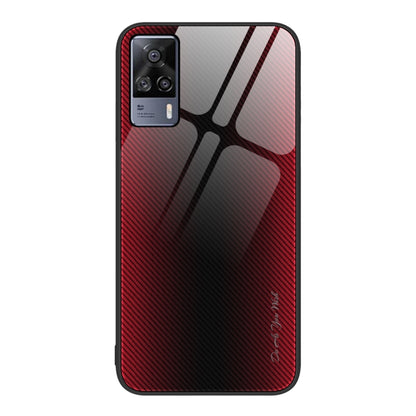 Texture Gradient Glass TPU Phone Case, For vivo S9e, For vivo V21, For vivo V15, For OnePlus Nord 2 5G