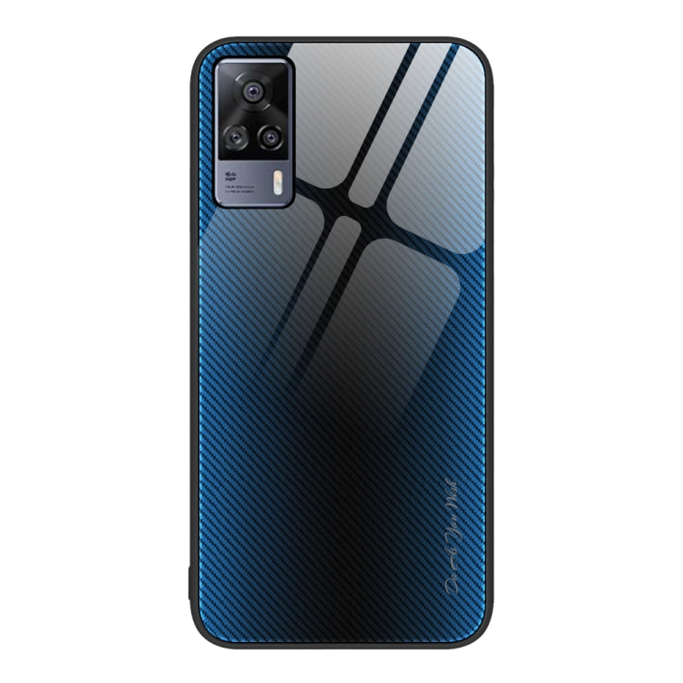 Texture Gradient Glass TPU Phone Case, For vivo S9e, For vivo V21, For vivo V15, For OnePlus Nord 2 5G