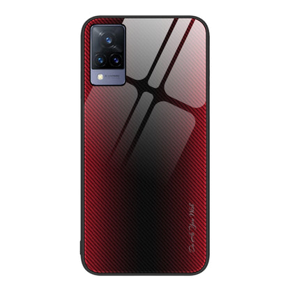 Texture Gradient Glass TPU Phone Case, For vivo S9e, For vivo V21, For vivo V15, For OnePlus Nord 2 5G