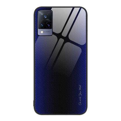 Texture Gradient Glass TPU Phone Case, For vivo S9e, For vivo V21, For vivo V15, For OnePlus Nord 2 5G
